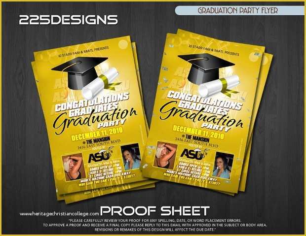 Graduation Party Flyer Template Free Of 19 Graduation Party Flyer Templates Printable Psd Ai