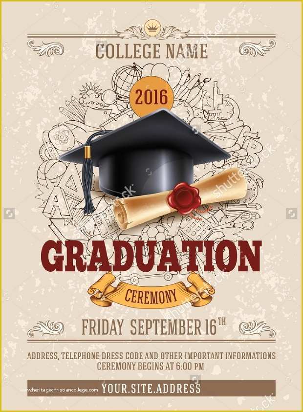 Graduation Party Flyer Template Free Of 19 Graduation Party Flyer Templates Printable Psd Ai