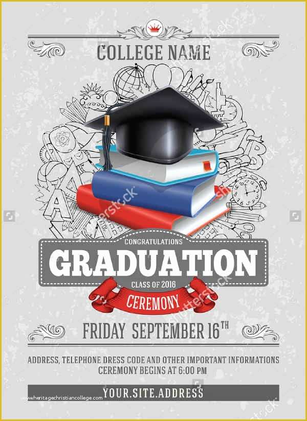 Graduation Party Flyer Template Free Of Flyer Designs