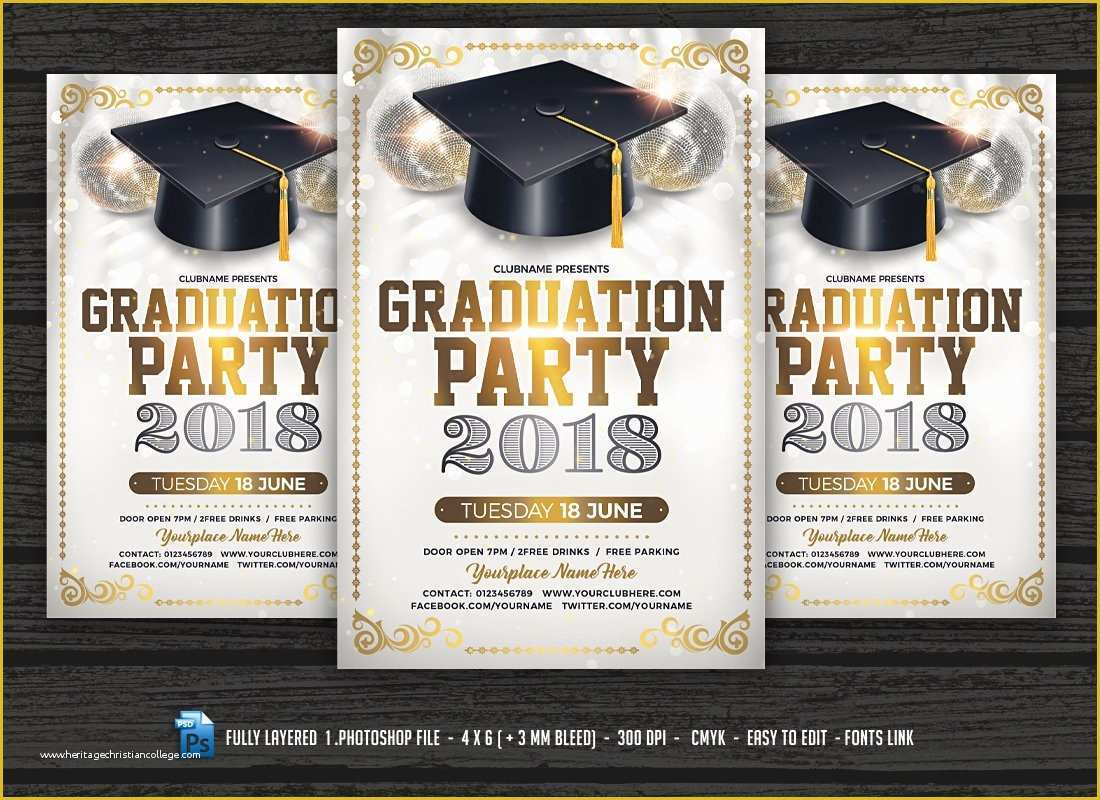 Graduation Party Flyer Template Free Of Graduation Party Flyer Template Flyer Templates