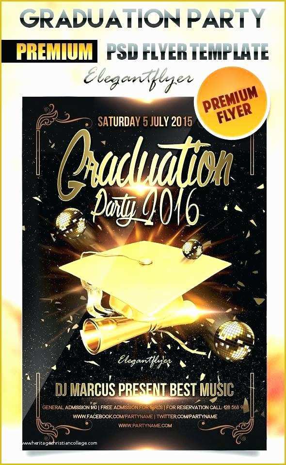 Graduation Party Flyer Template Free Of Print Download Send Line for Free Graduation Grad Grads