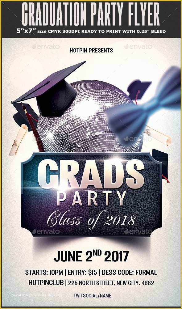 Graduation Party Flyer Template Free Of Prom Graduation Party Flyer Template by Hotpin