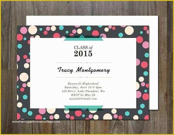 Graduation Party Invitation Postcard Templates Free Of Graduation Party Invitations Honors Cap Invitation Card