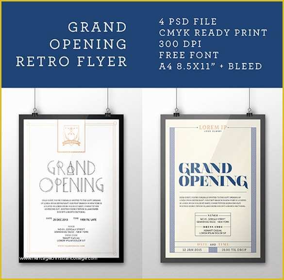 Grand Opening Flyer Template Free Of 16 Grand Opening Flyer Templates