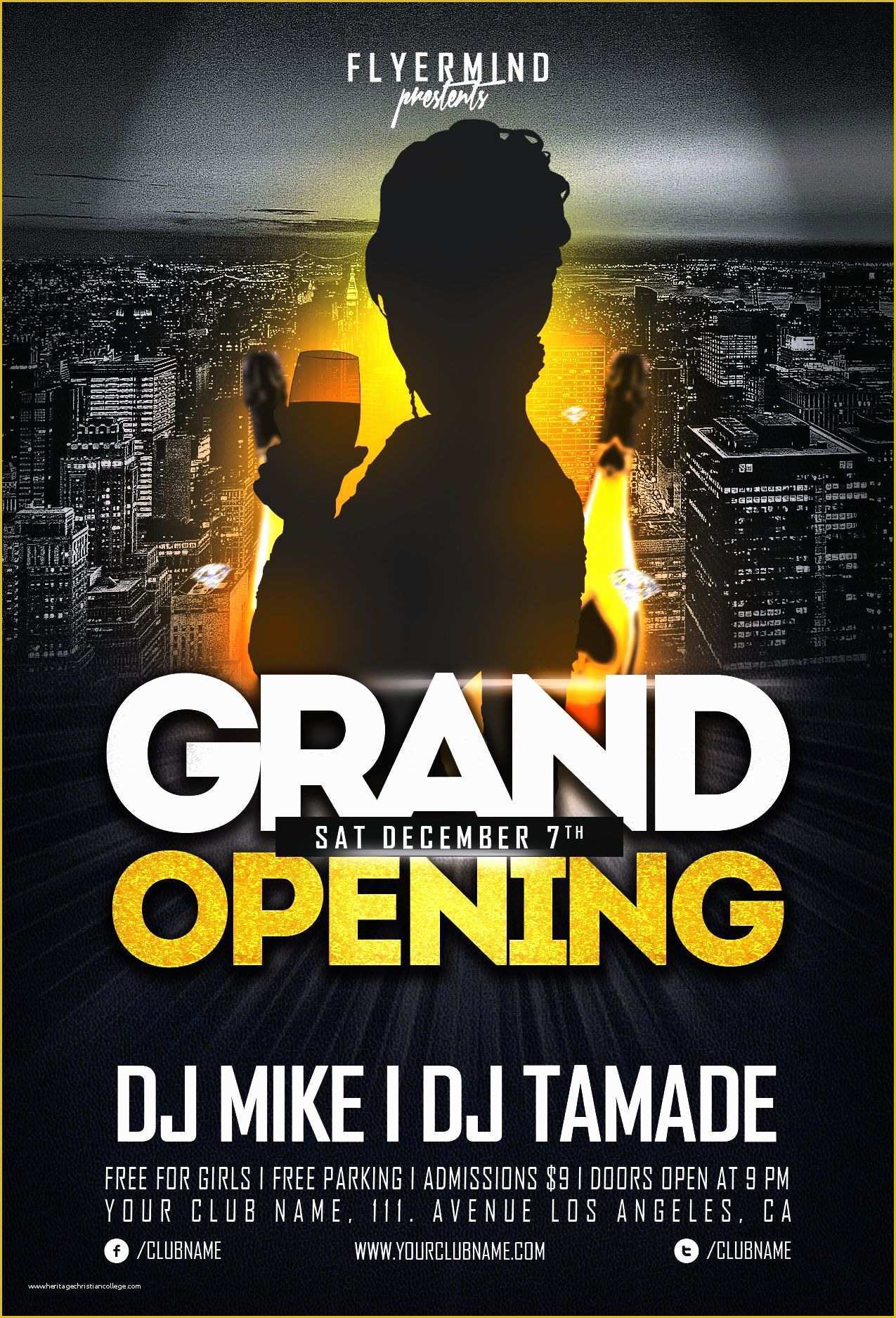 Grand Opening Flyer Template Free Of 20 Grand Opening Flyer Templates Free Demplates