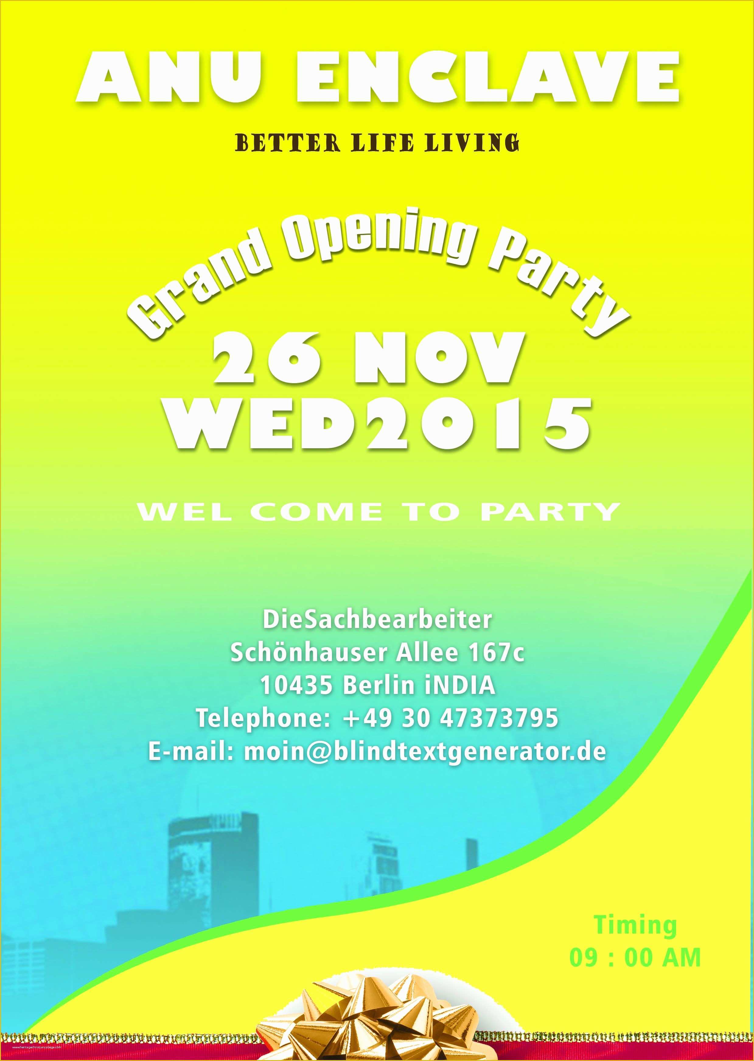 Grand Opening Flyer Template Free Of 20 Grand Opening Flyer Templates Free Demplates