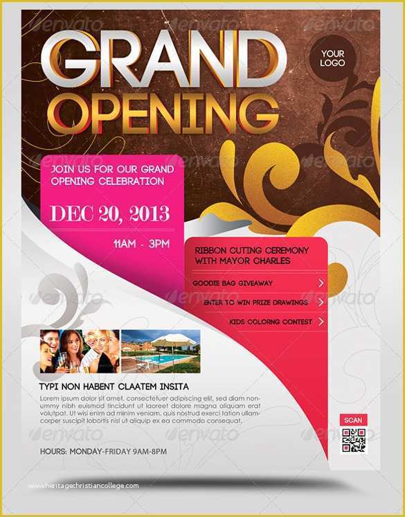 Grand Opening Flyer Template Free Of 28 Grand Opening Flyer Templates to Download