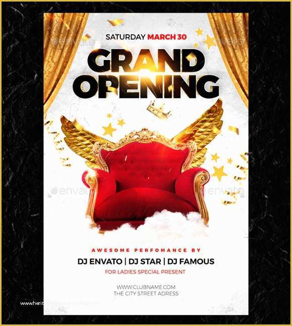 Grand Opening Flyer Template Free Of 28 Grand Opening Flyer Templates to Download