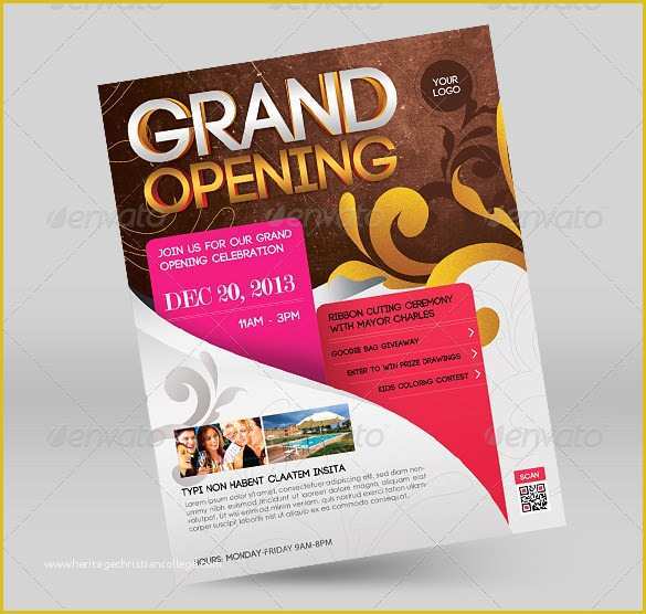 Grand Opening Flyer Template Free Of 41 Grand Opening Flyer Template Free Psd Ai Vector