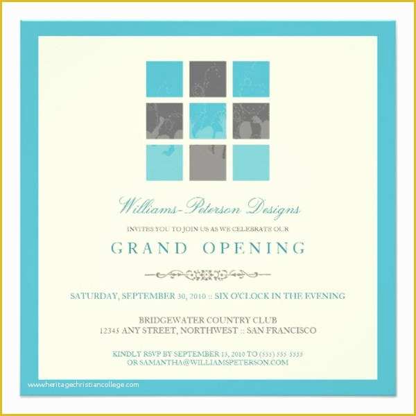 Grand Opening Invitation Template Free Of 46 Business Invitation Designs Psd Ai