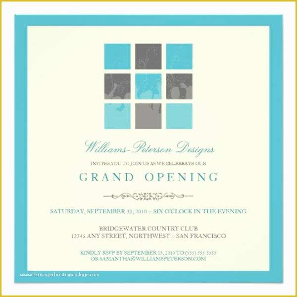 Grand Opening Invitation Template Free Of 46 Business Invitation Designs Psd Ai