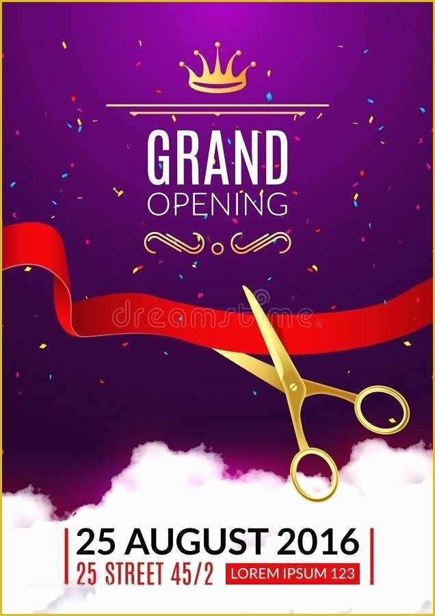 Grand Opening Invitation Template Free Of Grand Opening Flyer Template Grand Opening Invitation Card