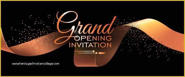 Grand Opening Invitation Template Free Of Opening Invitation Vectors S and Psd Files