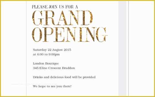 Grand Opening Invitation Template Free Of Printable Invitations – orderecigsjuicefo