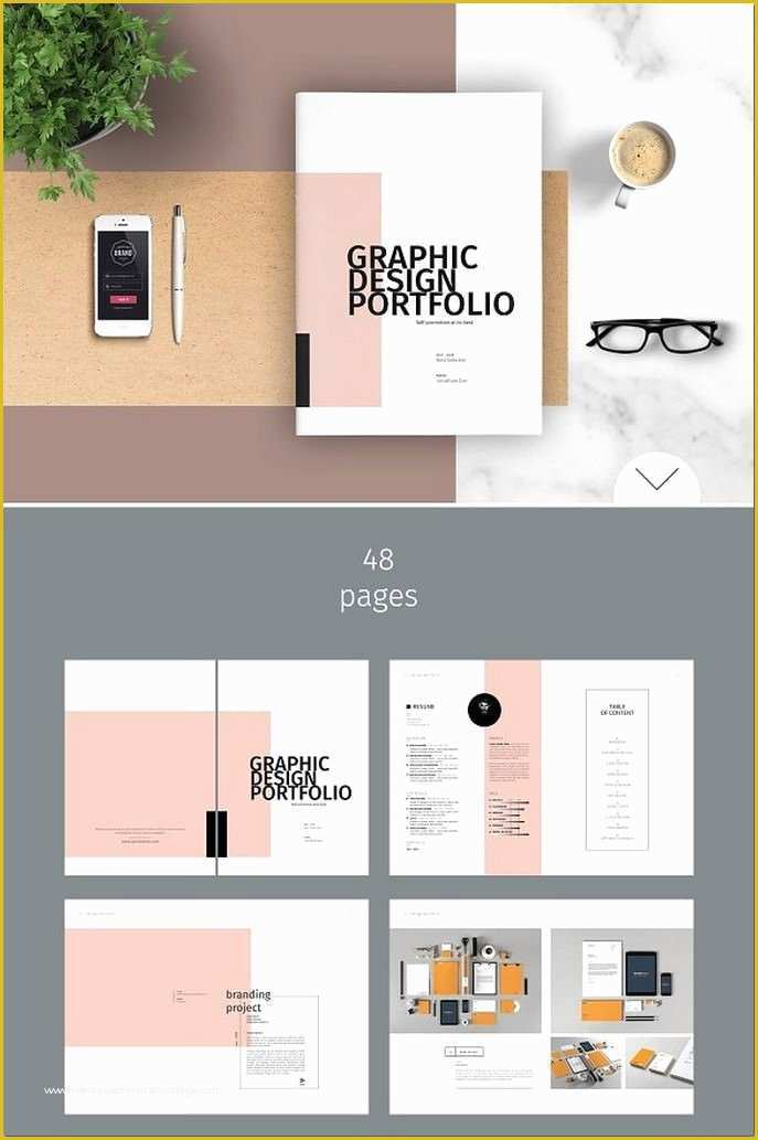 Graphic Design Portfolio Template Free Of 35 Modern Portfolio Brochure Templates 2018 Templatefor