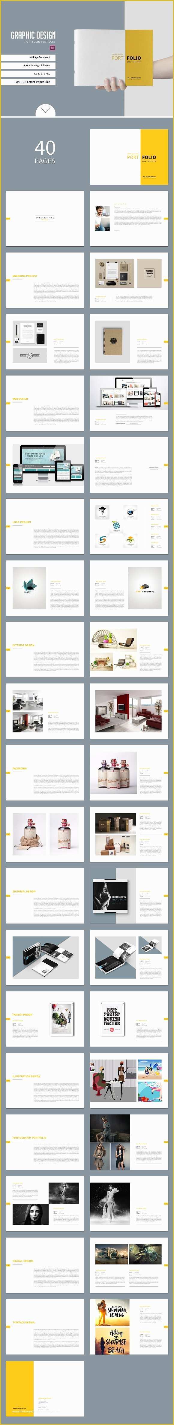 Graphic Design Portfolio Template Free Of Graphic Design Portfolio Template Brochure Templates