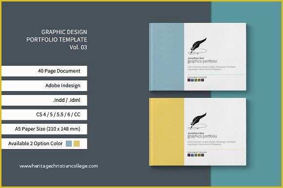 Graphic Design Portfolio Template Free Of Graphic Design Portfolio Template by Tujuhbenua On