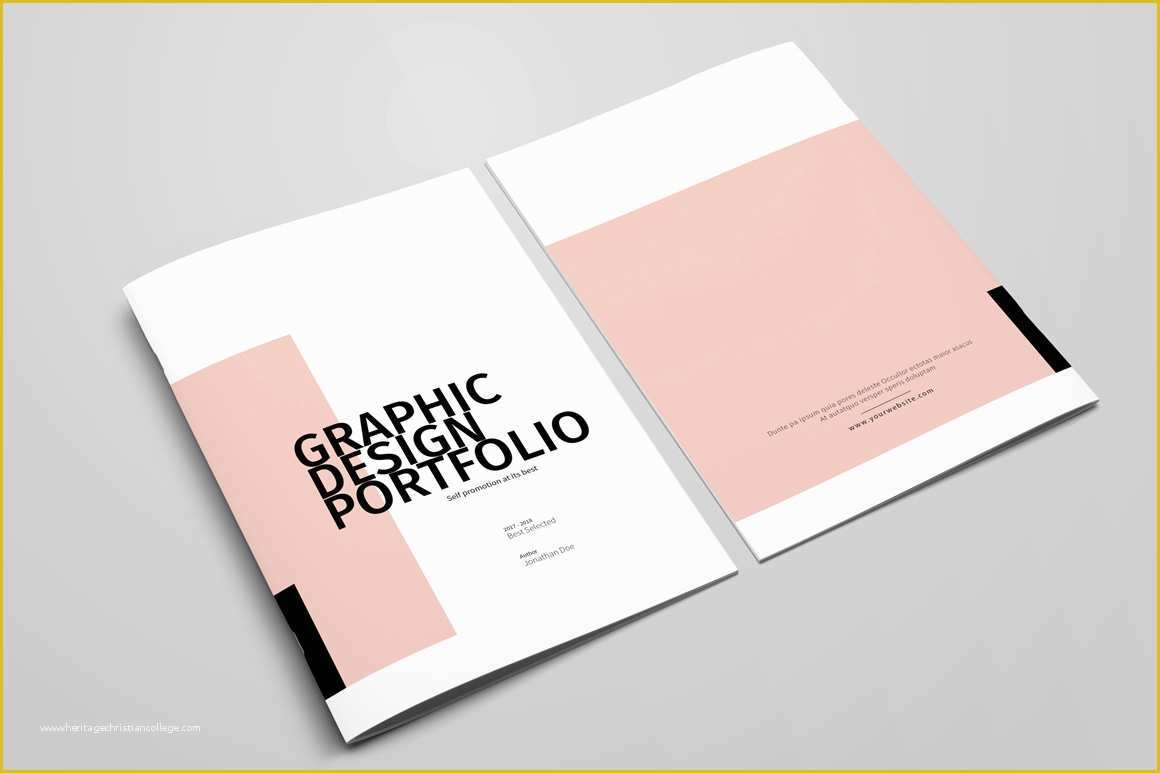 Graphic Design Portfolio Template Free Of Graphic Design Portfolio Template