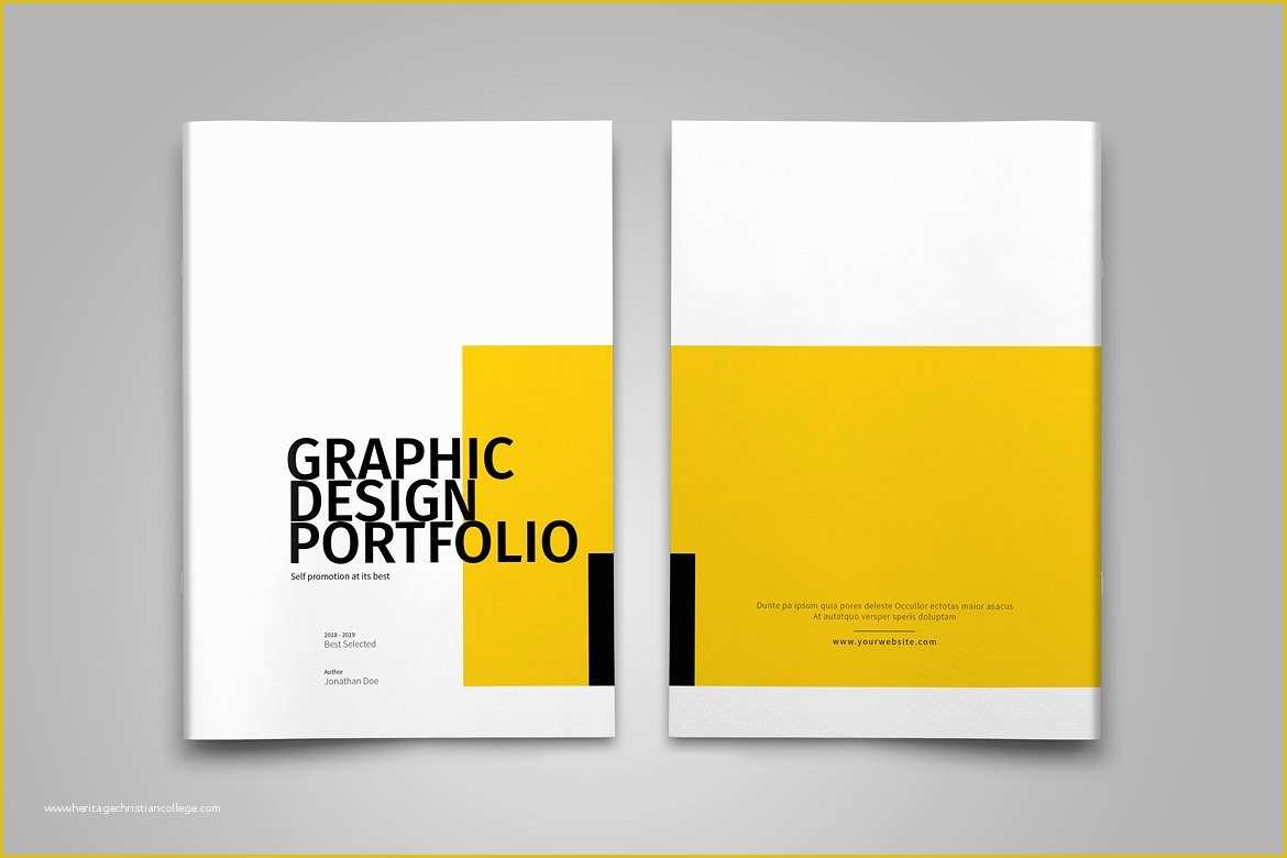 Graphic Design Portfolio Template Free Of Graphic Design Portfolio Template