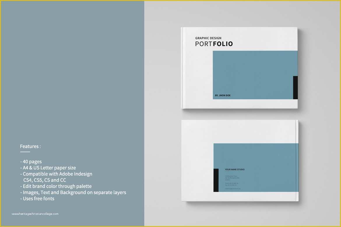 Graphic Design Portfolio Template Free Of Graphic Design Portfolio Template