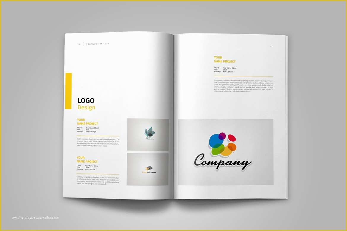 Graphic Design Portfolio Template Free Of Graphic Design Portfolio Template Vsual