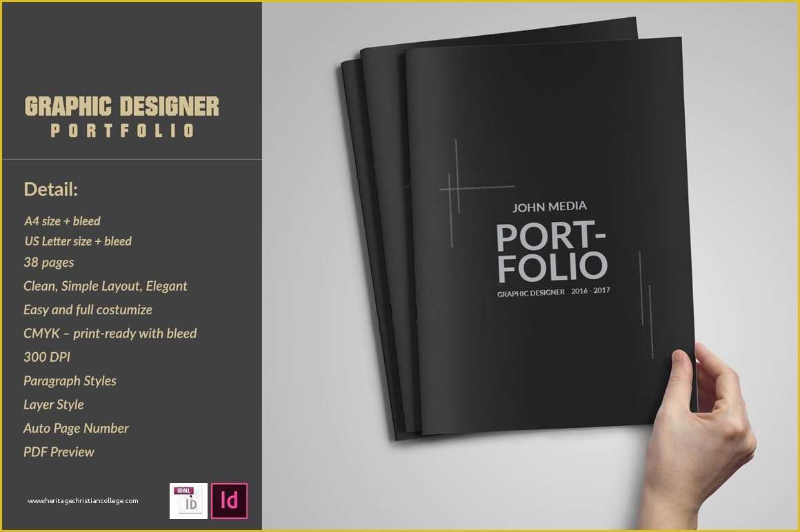 Graphic Design Portfolio Template Free Of Graphic Designer Portfolio Template Brochure Templates