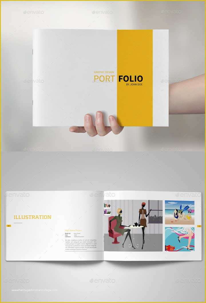 Graphic Design Portfolio Template Free Of Portfolio Brochure Template Free Graphic Designer