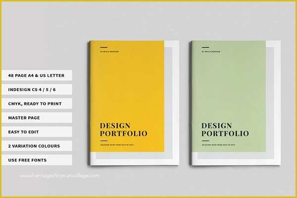 Graphic Design Portfolio Template Free Of Search Creative Market