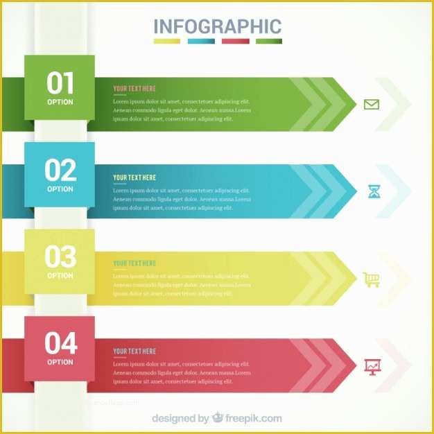 Graphic Design Website Templates Free Download Of Infographic Template with Arrow Banners Vector