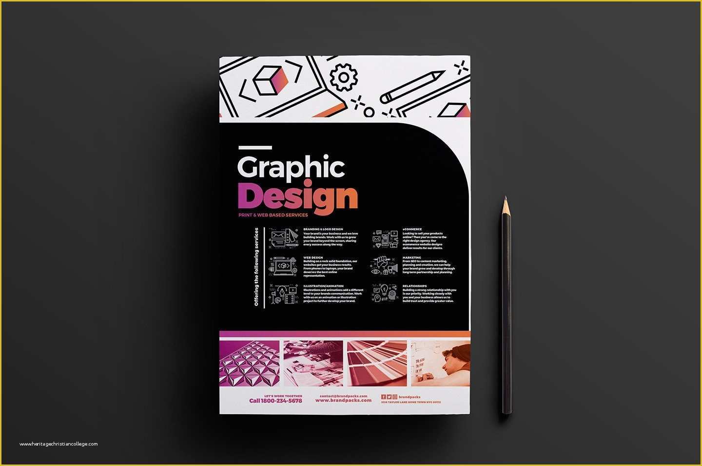 Graphic Flyer Templates Free Of Graphic Designer Poster Template 5 Flyer Templates