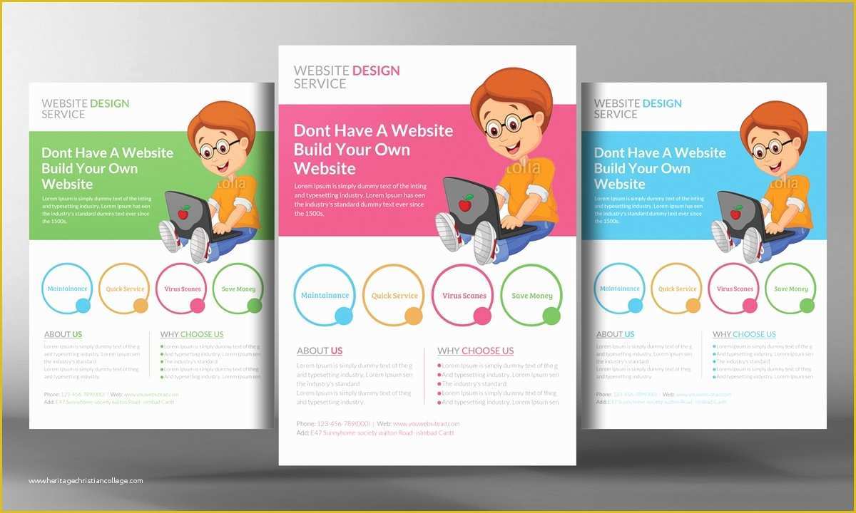 Graphic Flyer Templates Free Of Premium Website Design Flyer Flyer Templates Creative