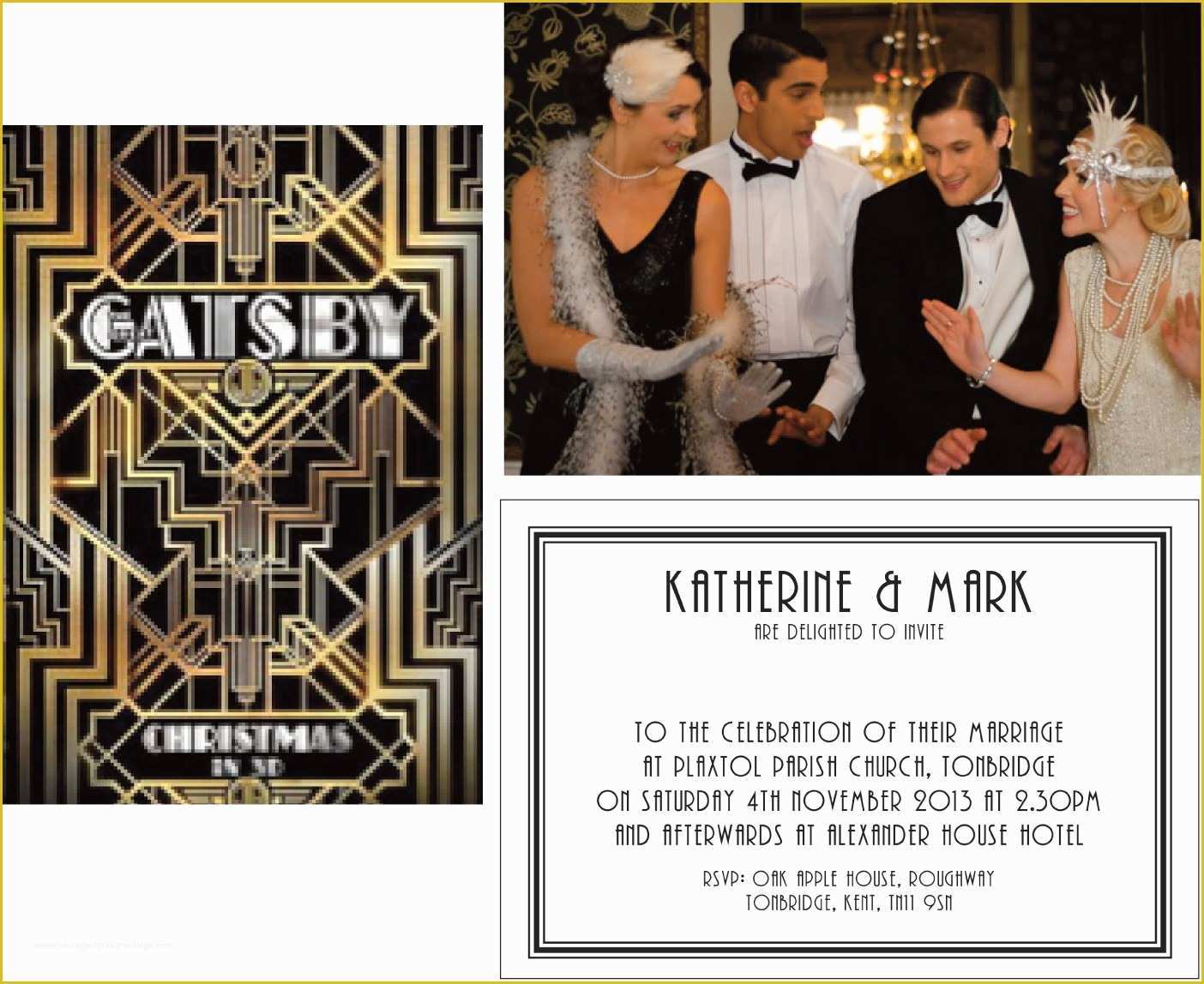Great Gatsby themed Invitation Template Free Of Great Gatsby themed Occassions