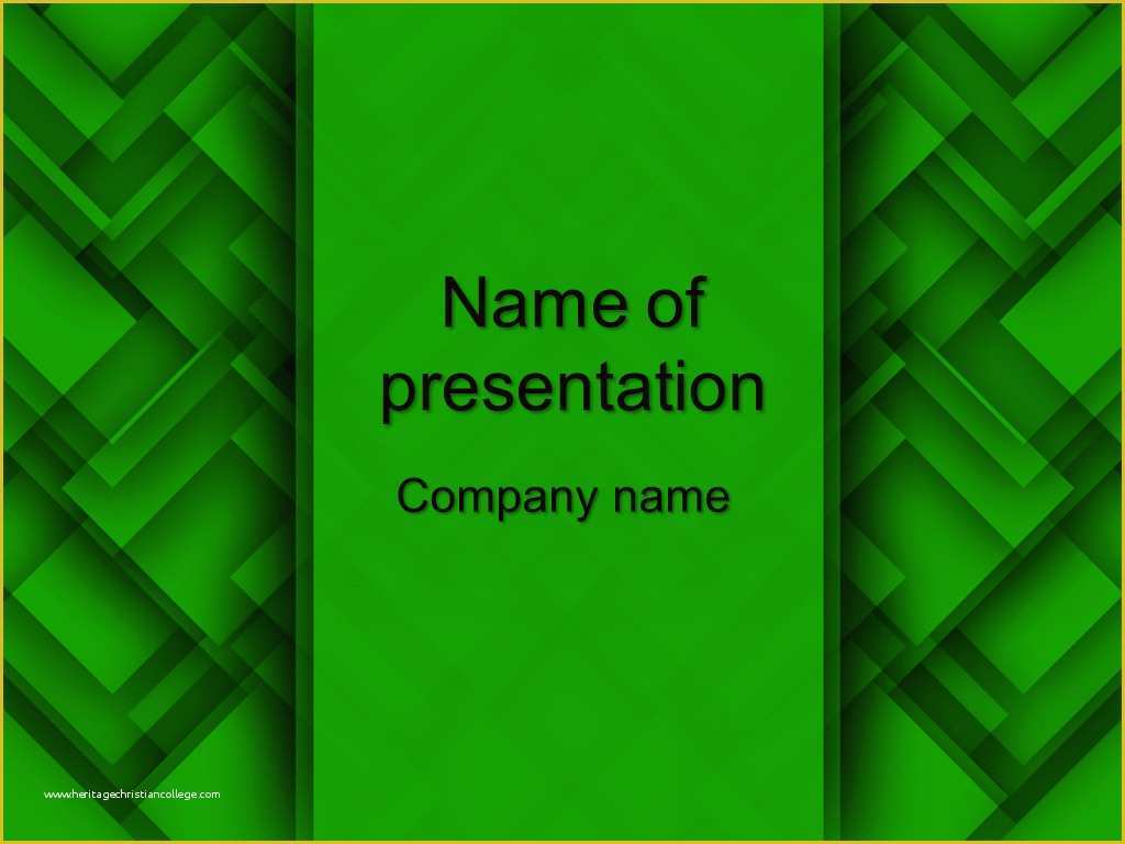Green Powerpoint Templates Free Download Of Download Free Green Abstract Powerpoint Template for Your