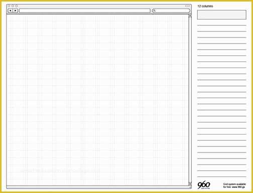 Grid Based Website Templates Free Download Of 10 Free Printable and Tablet Wireframing Templates