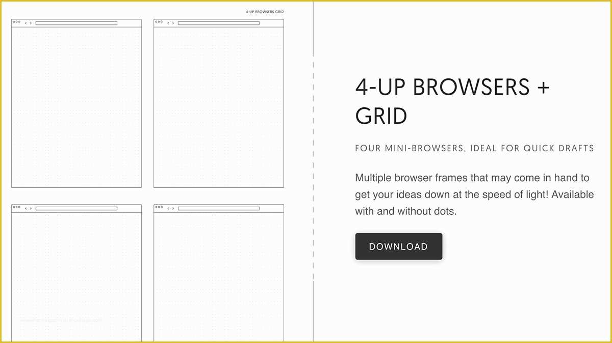 Grid Based Website Templates Free Download Of Download Free Printable Wireframing Templates at