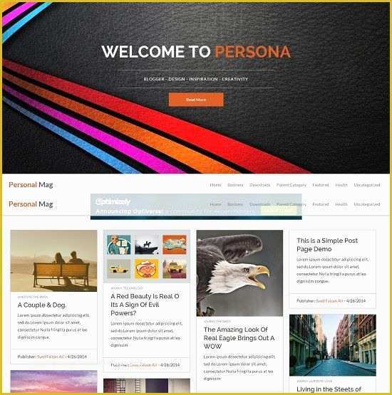 Grid Based Website Templates Free Download Of Personal Mag Responsive Blogger Template Abtemplates