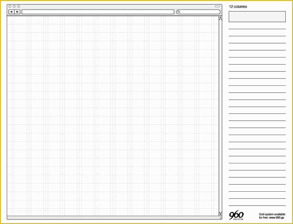 Grid Website Templates Free Of 20 Free Printable Sketching and Wireframing Templates