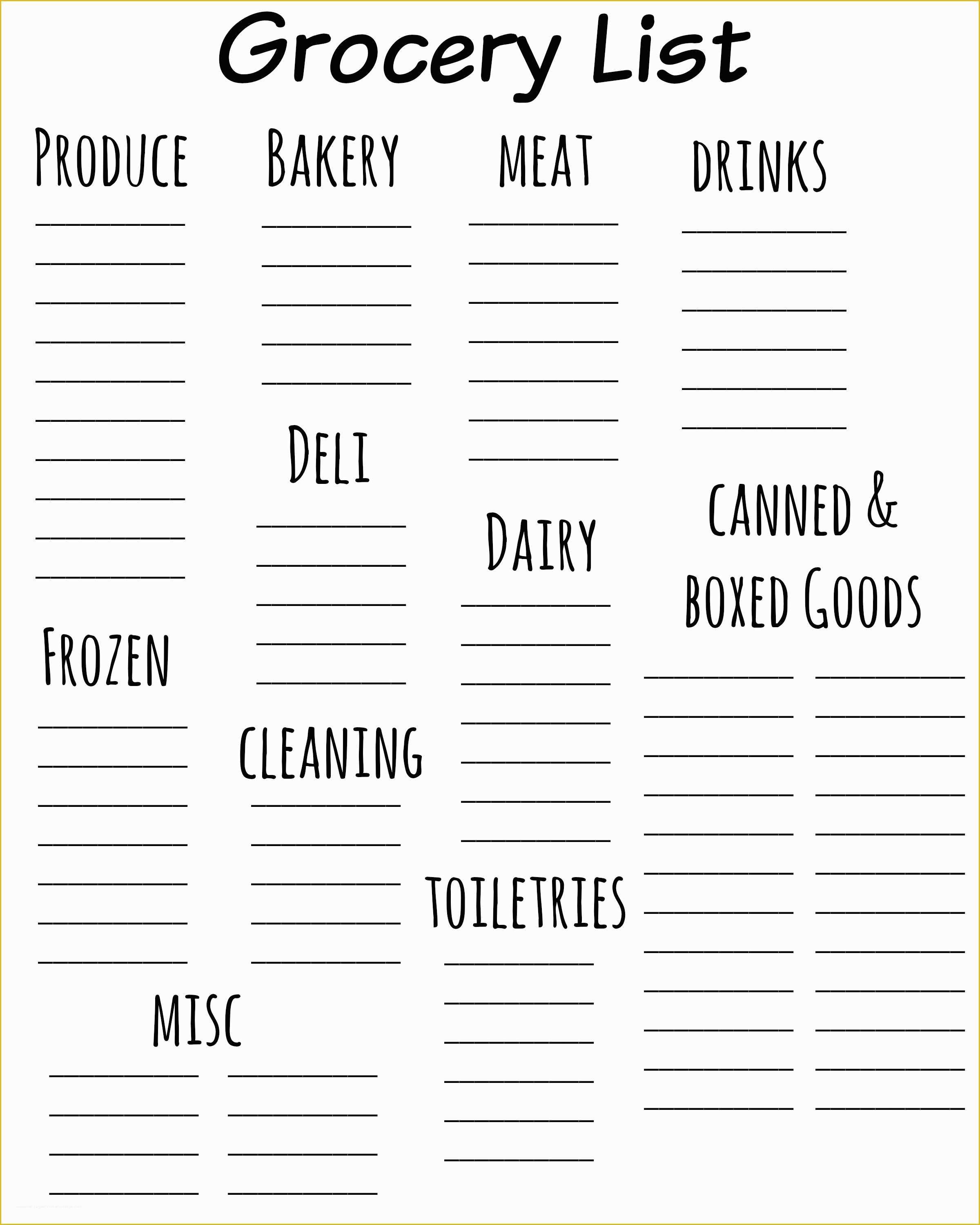Grocery Store Templates Free Of 2 Weeks Of Meal Plans Plus Free Grocery List Printable