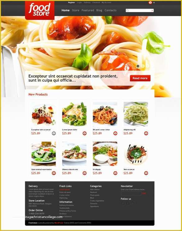Grocery Store Templates Free Of 26 Grocery Store Website themes & Templates