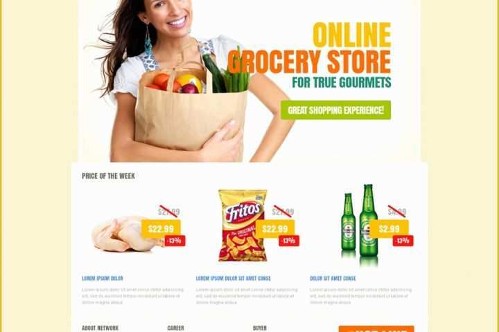 Grocery Store Templates Free Of 31 Grocery Store Website themes &amp; Templates