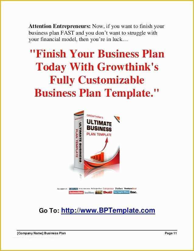 Growthink Ultimate Marketing Plan Template Free Download Of Growthink Business Plan Template Ultimate Business Plan