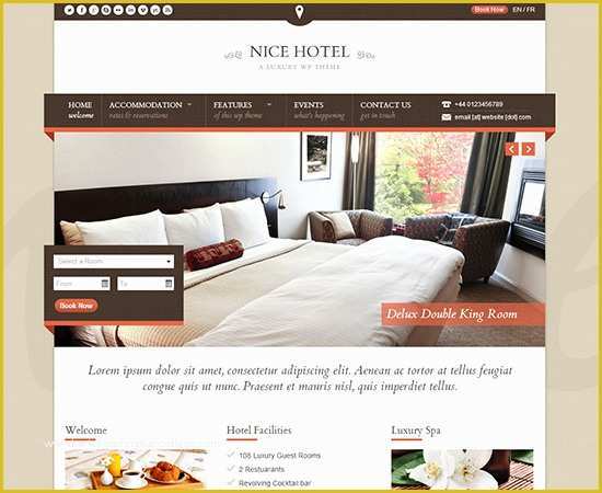 Guest House Website Templates Free Download Of 20 Best Hotel Website Templates