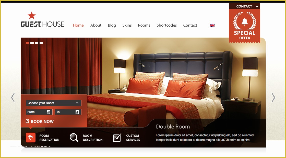Guest House Website Templates Free Download Of Guesthouse Hospitality Wordpress theme