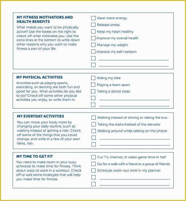 Gym Business Plan Template Free Of 10 Fitness Plan Templates