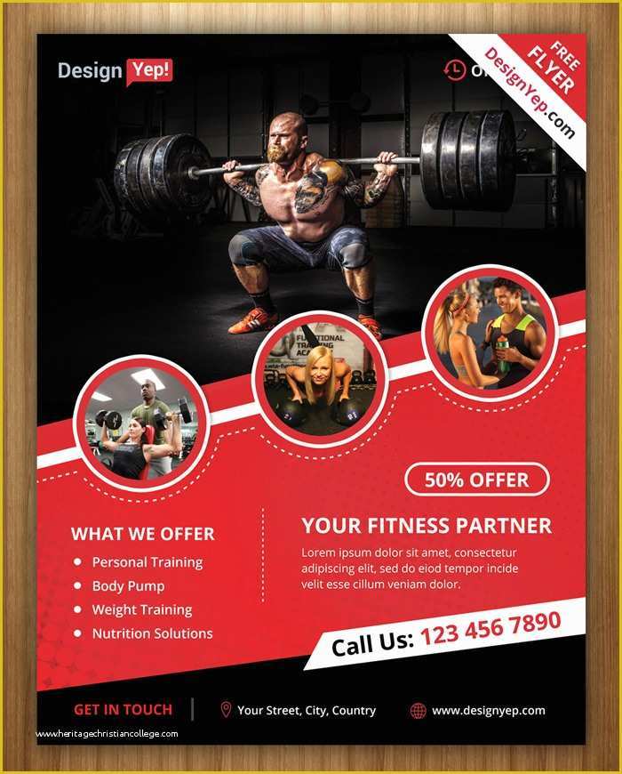 Gym Flyer Template Free Download Of 18 Gym and Fitness Flyer Psd Free Download Designyep