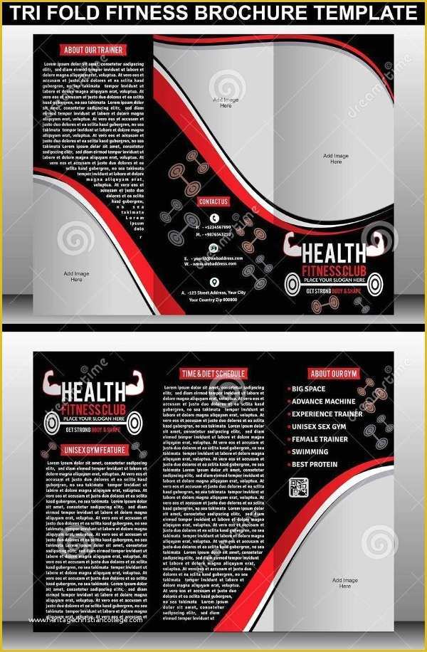 Gym Flyer Template Free Download Of 19 Sports &amp; Fitness Brochure Templates Free Psd Ai