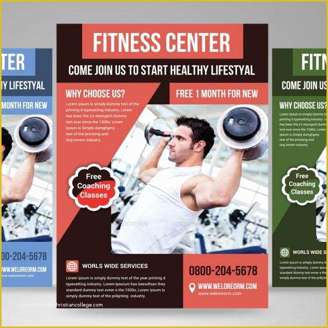 Gym Flyer Template Free Download Of Fitness Flyer Template for Free Download On Tree