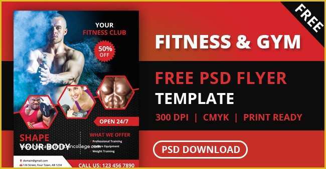 Gym Flyer Template Free Download Of Free Fitness and Gym Flyer Psd Template Designyep