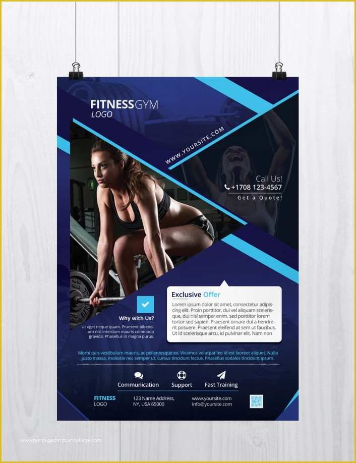 Gym Flyer Template Free Download Of Free Fitness and Gym Flyer Template Psd Flyershitter