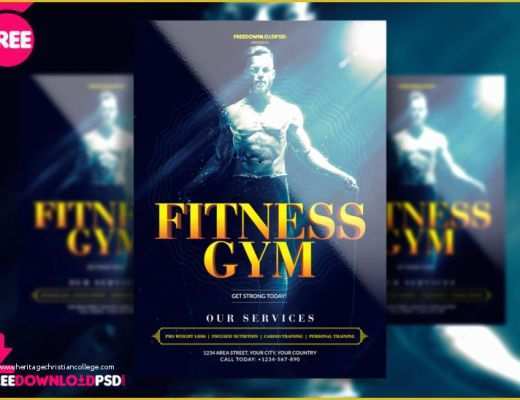 Gym Flyer Template Free Download Of [free] Fitness Gym Flyer Psd Template